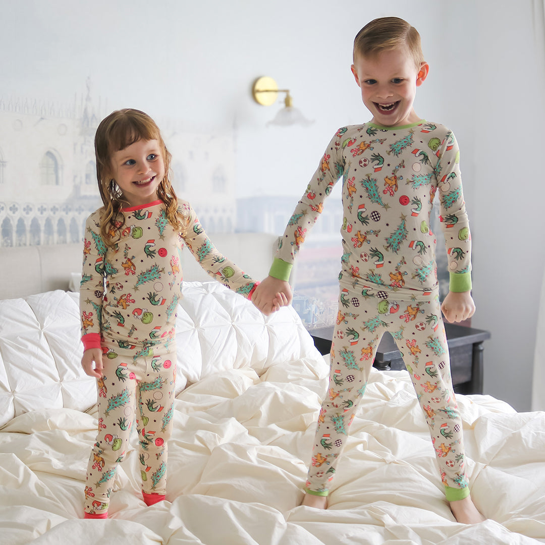 Kids Bamboo 2 Pieces Pajama Set