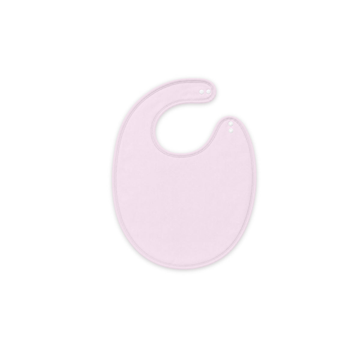 Soft Pink Solid Bamboo Baby Bib