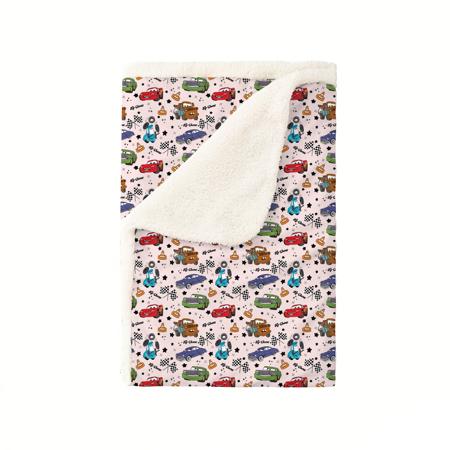 Cartoon Car Pentacle Bamboo Blanket