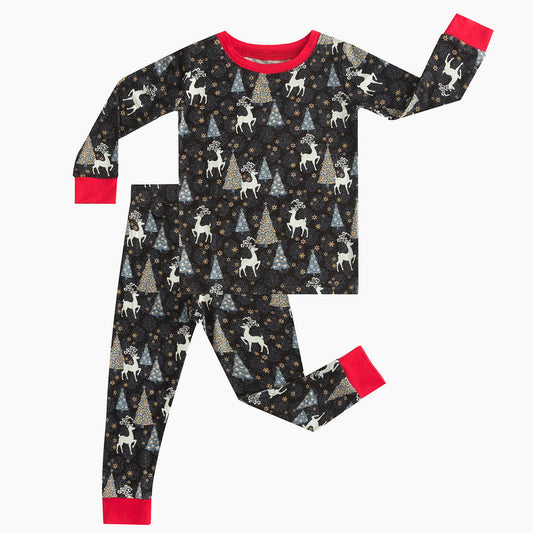 Christmas bamboo clothing design - kids apparel bamboo clothing with custom design - kids wear front view