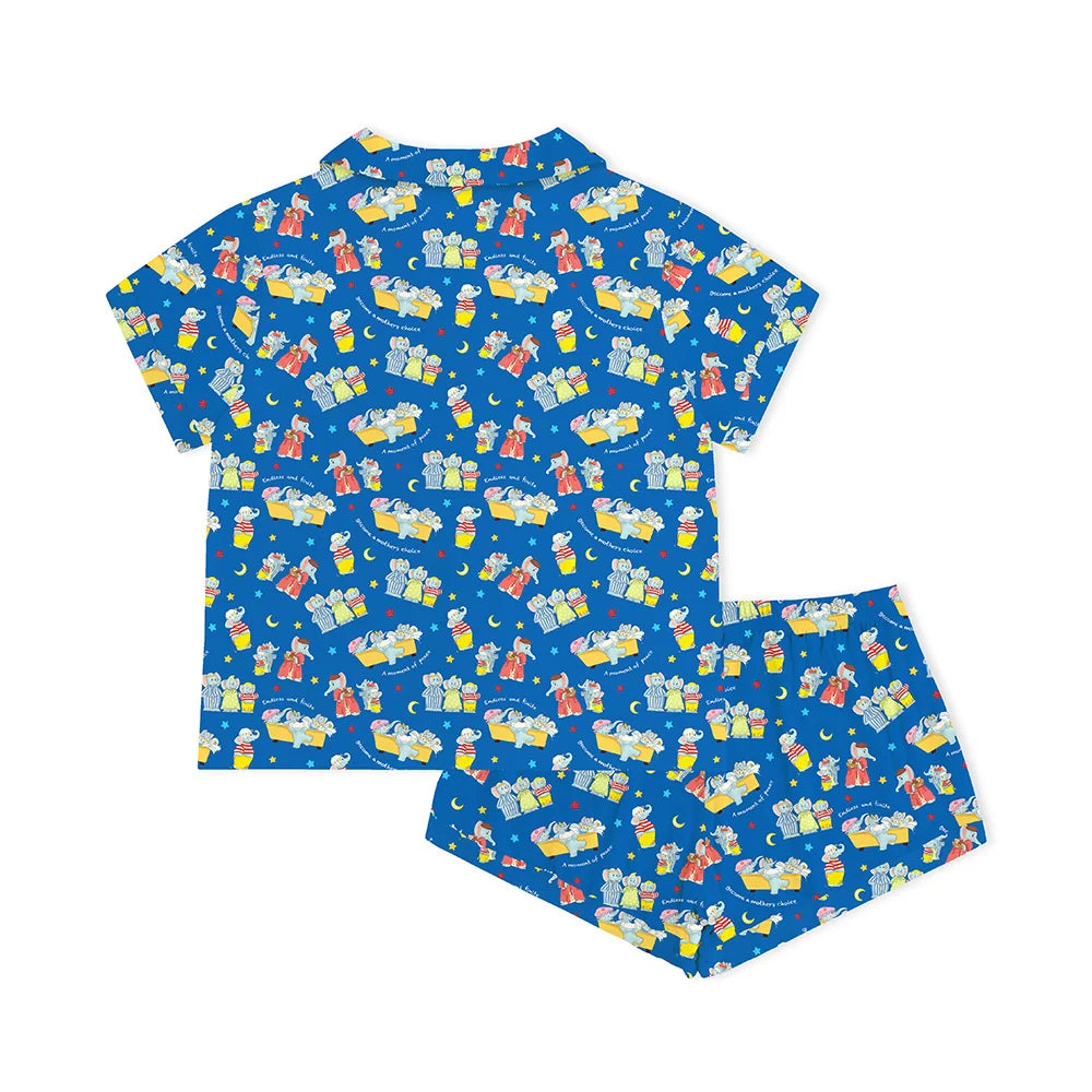 Mother's Day Elephant Family Short Matching Pajamas