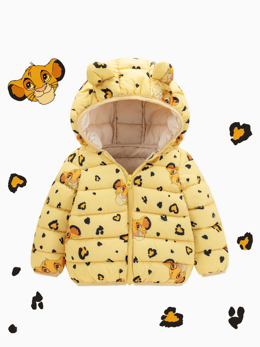 Yellow Jungle Leopard Baby Bear Jacket Coat
