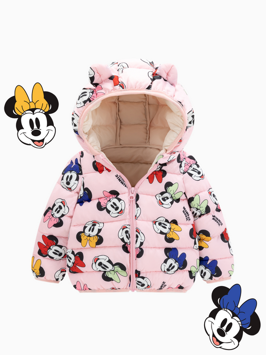 Pink Bow Happy Mouse Baby Bear Jacket Coat