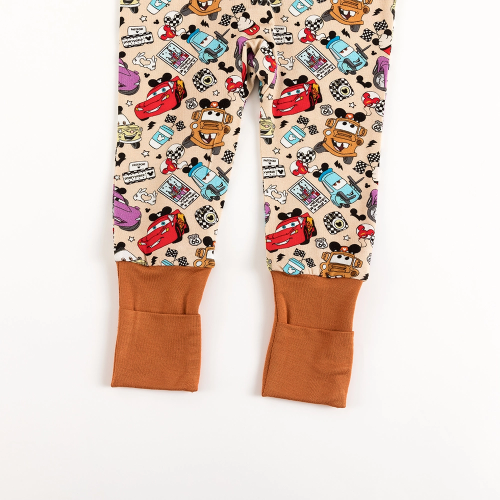 Car Club Bamboo Zipper Romper Pajamas