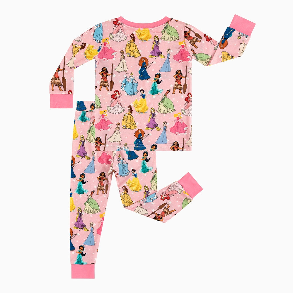 Princess Pink Pentacle Bamboo Long Sleeve Pajama Set