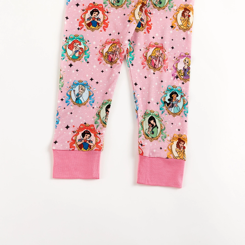 Princess Bow Star Bamboo Long Sleeve Pajama Set
