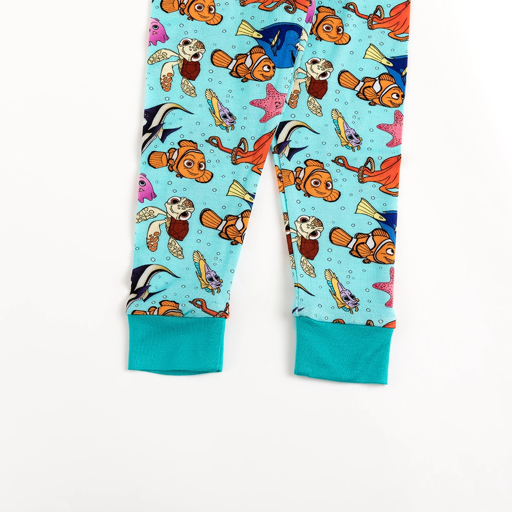 Marine Animals Kids Bamboo Two-Piece Pajama Set