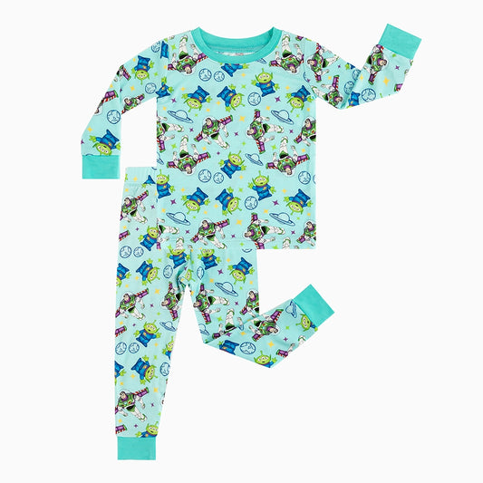 Toy Club Planet Bamboo Long Sleeve Pajama Set bamboo clothing design - baby apparel bamboo clothing with custom design - baby wear front view
