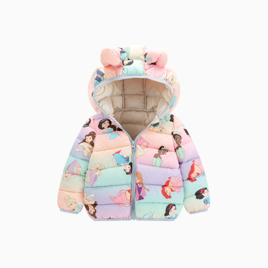 Gradient Princess Baby Bear Jacket Coat