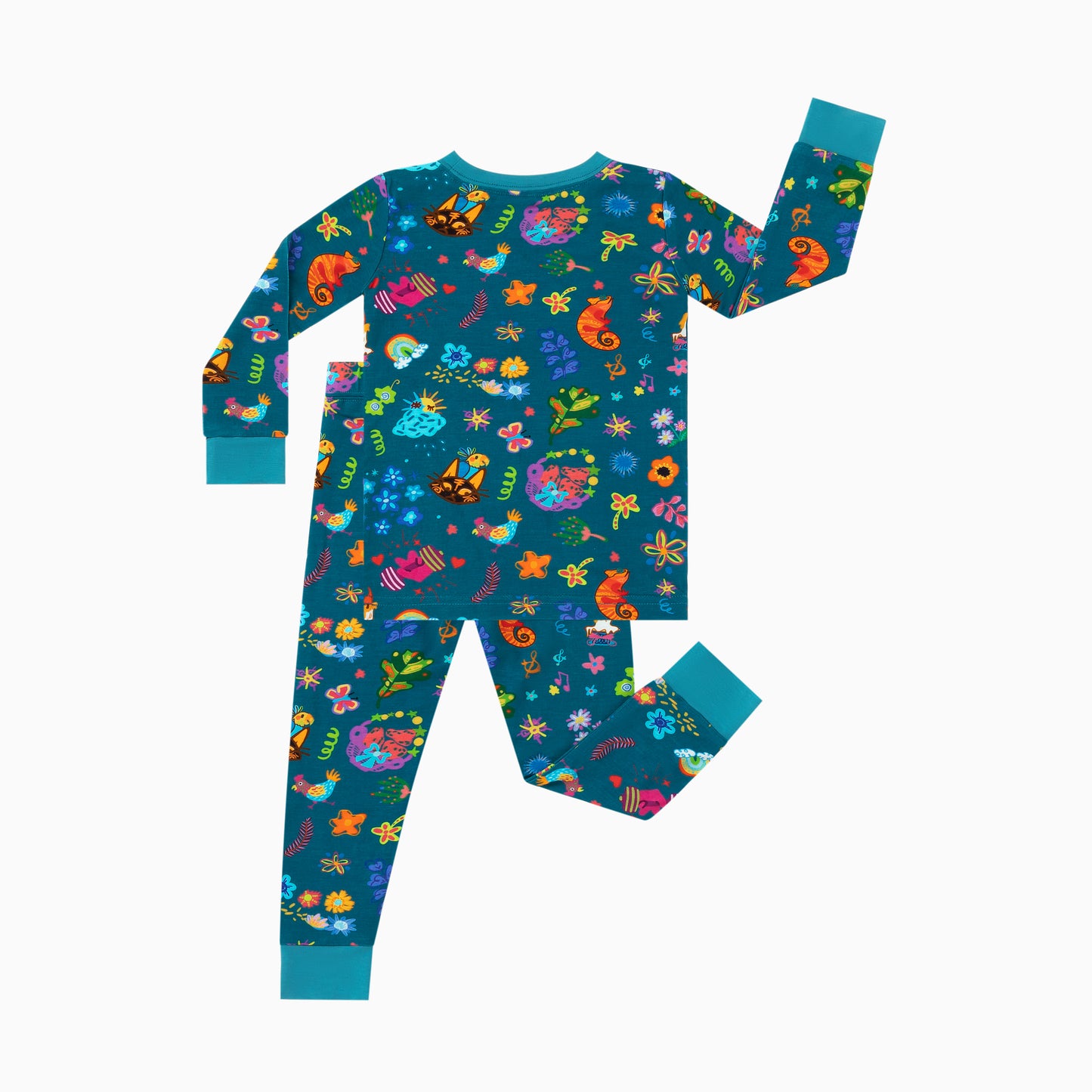 Spring Magic Garden Bamboo Two-Piece Pajama Set