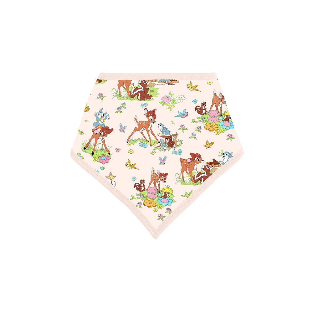 Little Deer Flowers Animals Bamboo Baby Bib