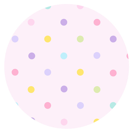 Pastel Dot Dreams Bamboo Fitted Crib Sheet