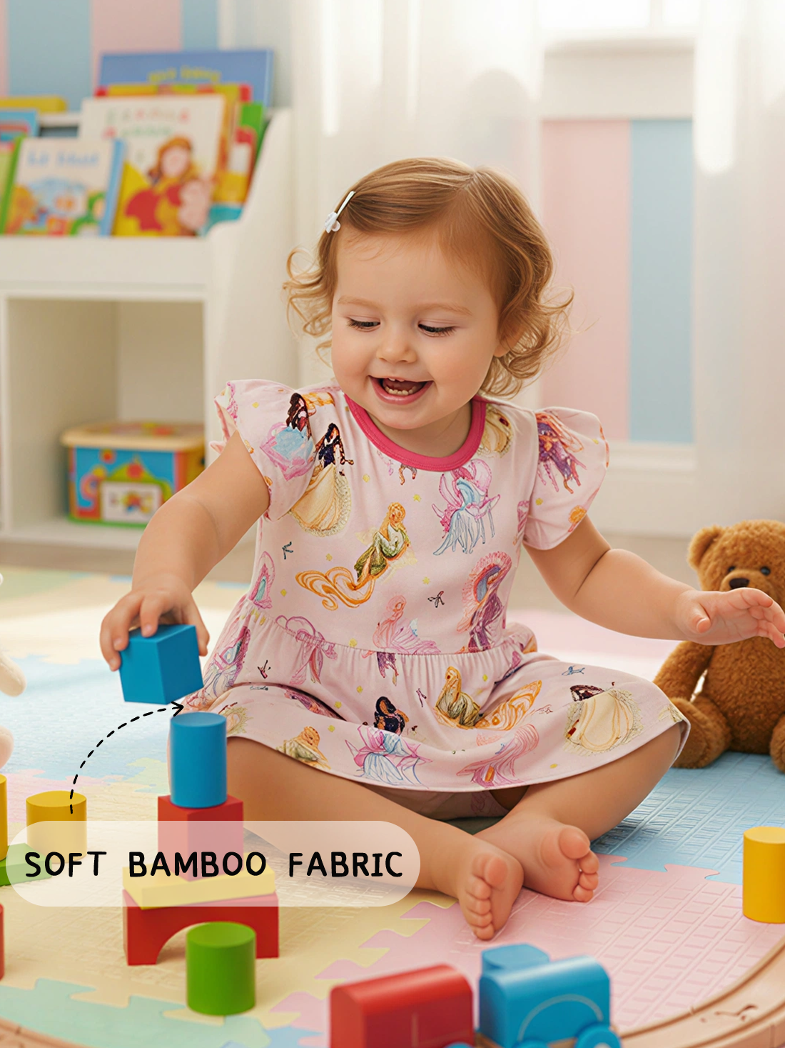 Fairytale Princess Magic Pink Dress With Bodysuit