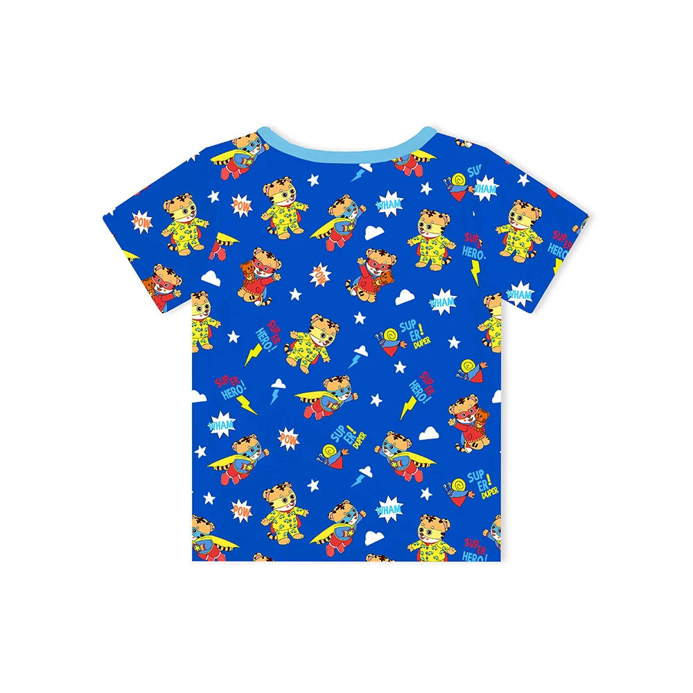Tiger Neighbor Kids Bamboo Short Top T-shirt