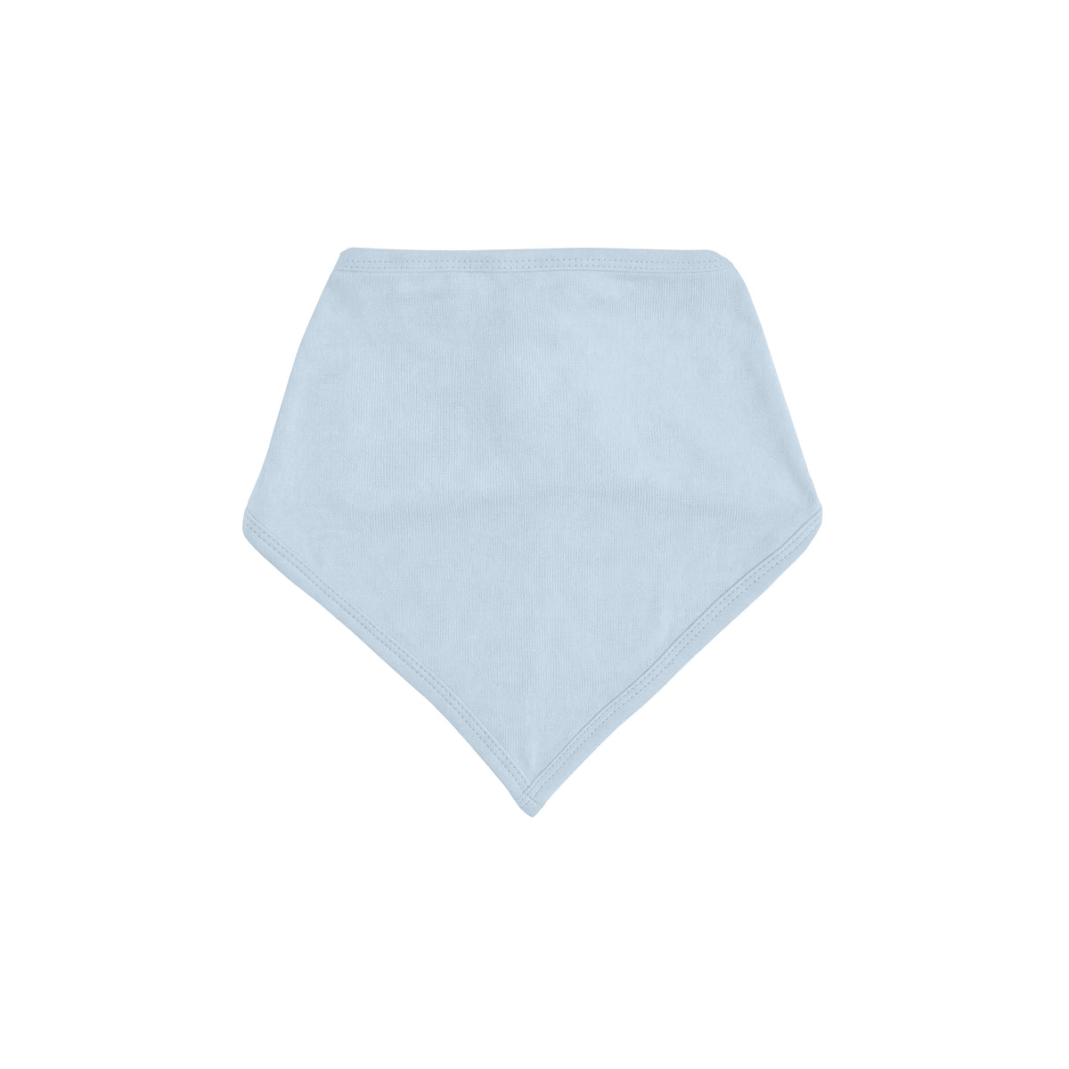 Solid Sky Blue Bamboo Baby Bib