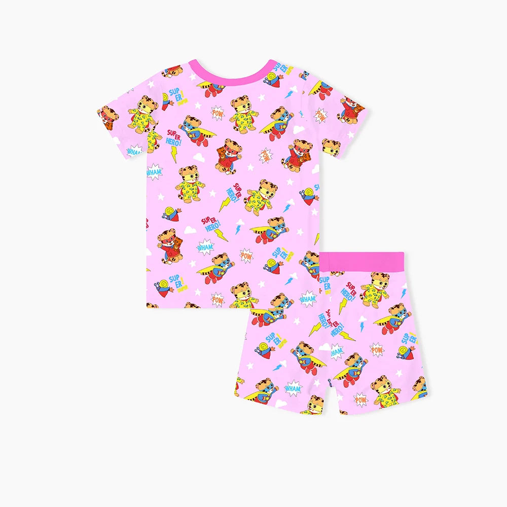 Tiger Neighbor Mom&Me Bamboo Family Short Matching Pajamas