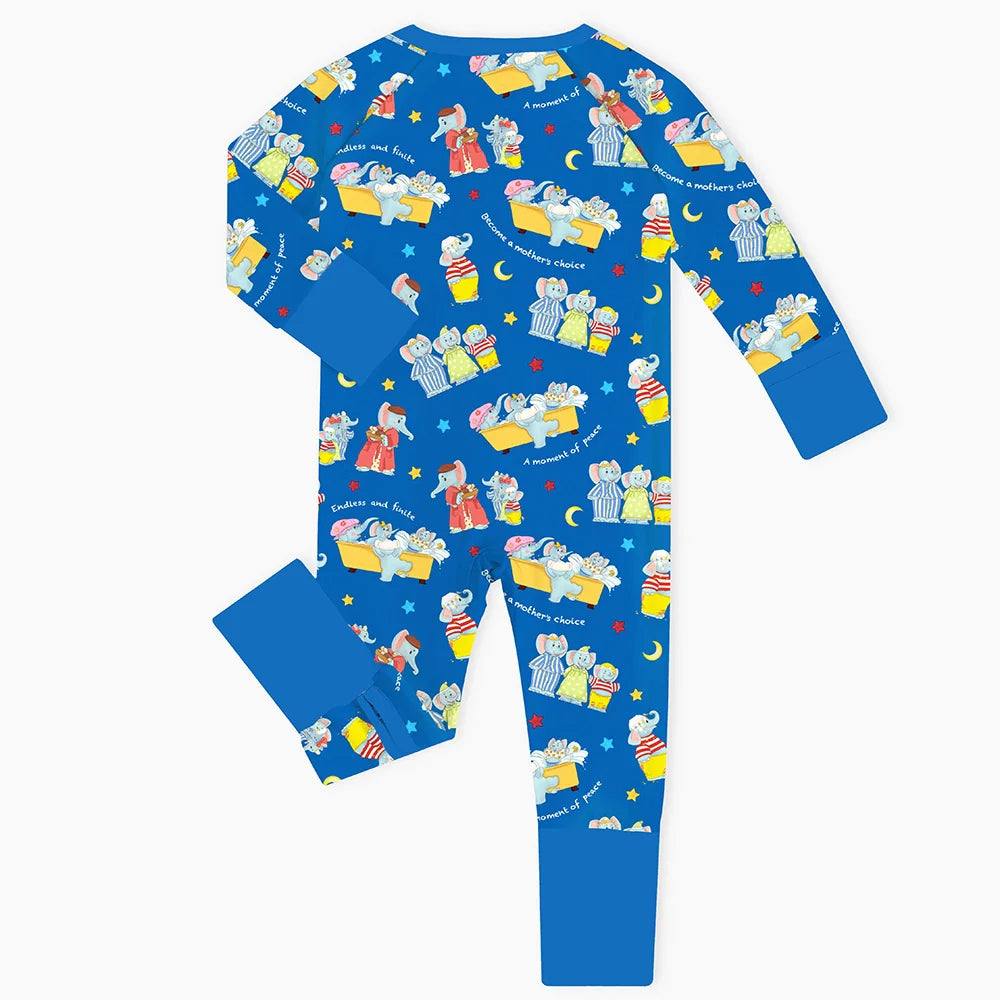 Mother's Day Elephant Family Short Matching Pajamas