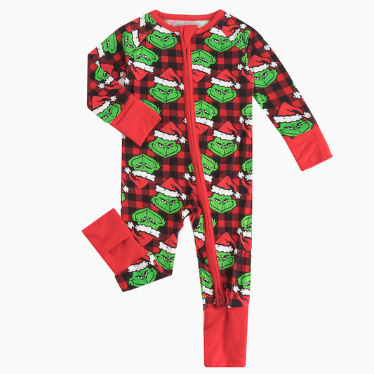 Bamboo Zippy Long Sleeve Romper