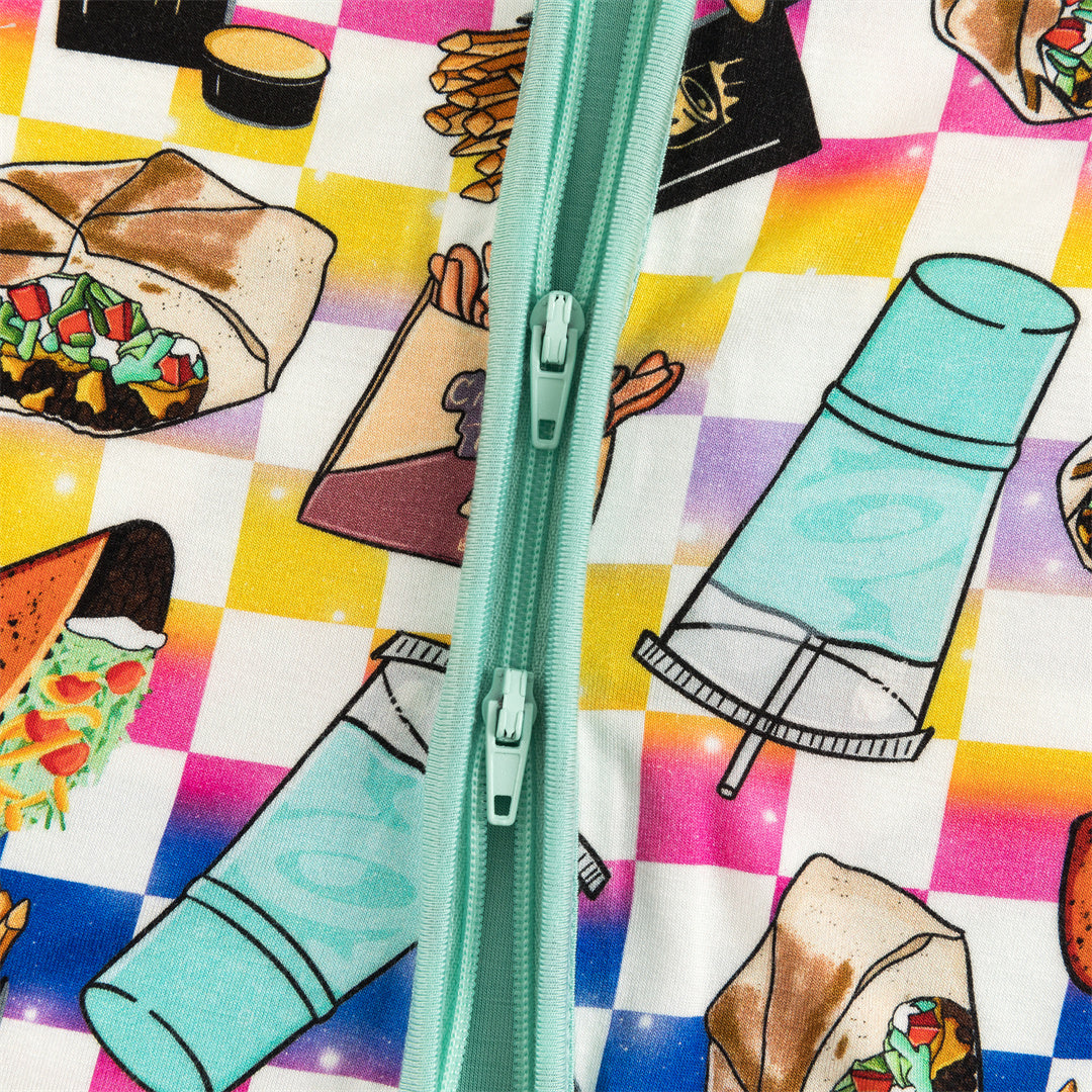 Sandwich Fries Bamboo Baby Zippy Pajama