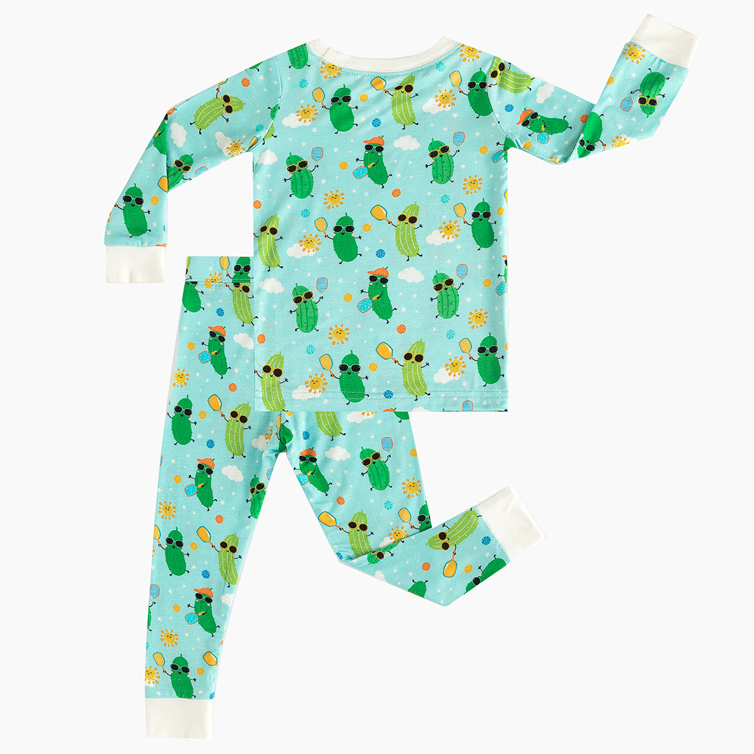 Cucumber Print Bamboo Long Sleeve Pajama Set