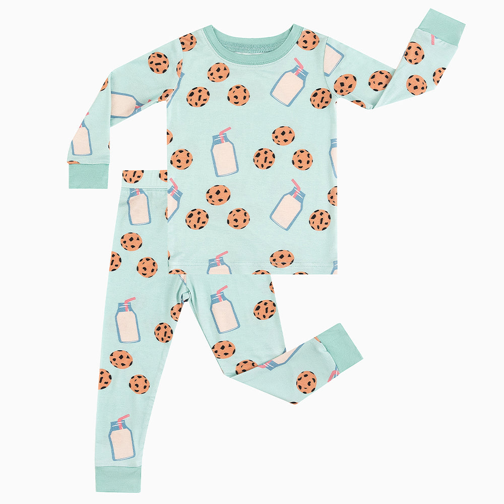 Cookie Milk Bamboo Long Sleeve Pajama Set