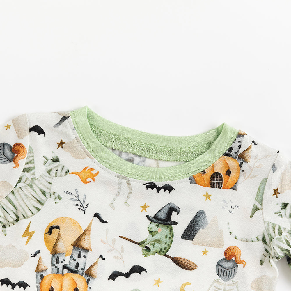 Halloween Unicorn Bamboo Long Sleeve Pajama Set
