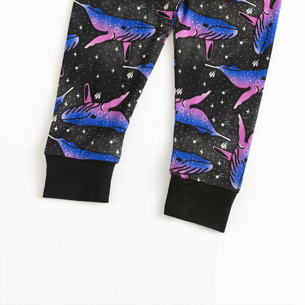 Galaxy Whale Bamboo Long Sleeve Pajama Set