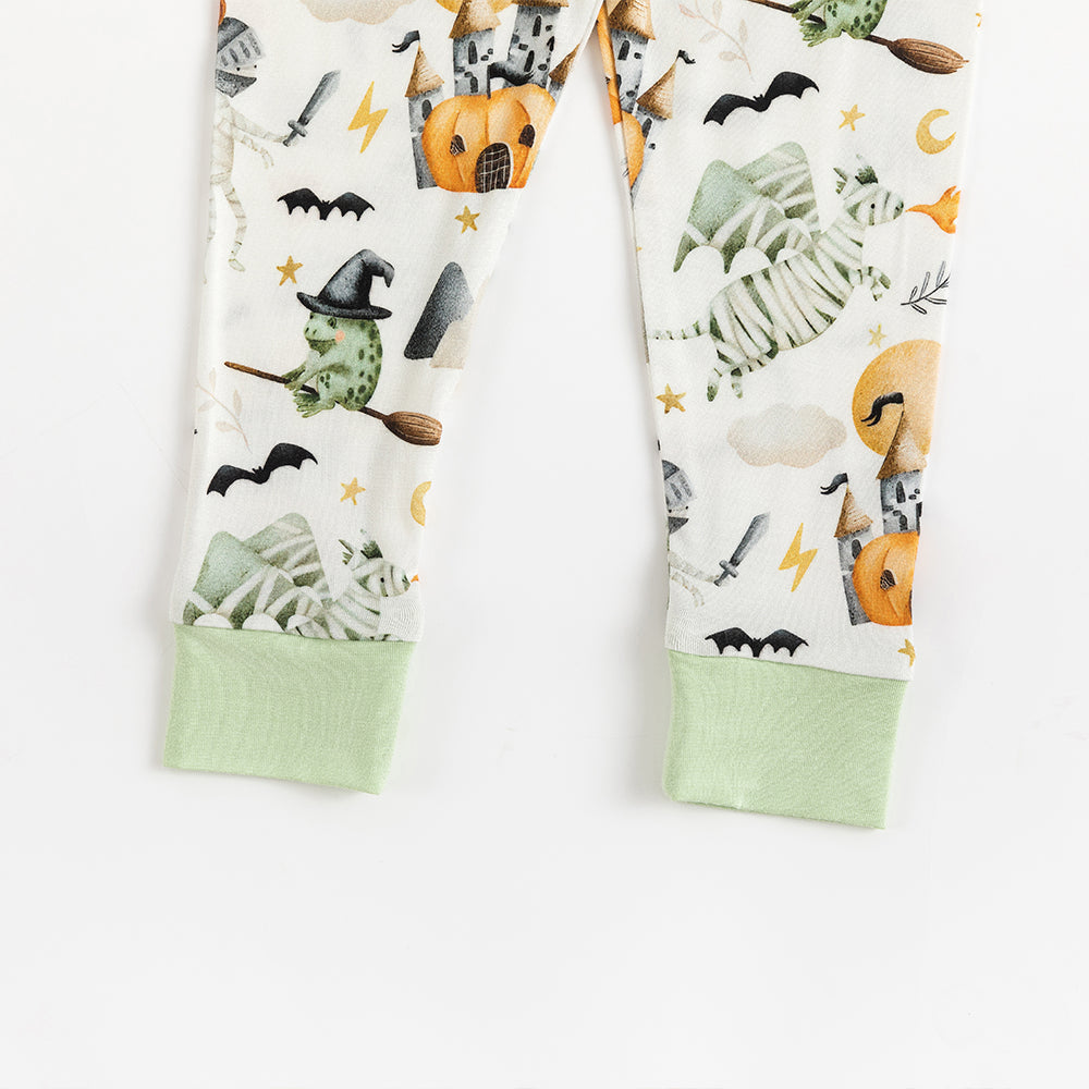 Halloween Unicorn Bamboo Long Sleeve Pajama Set