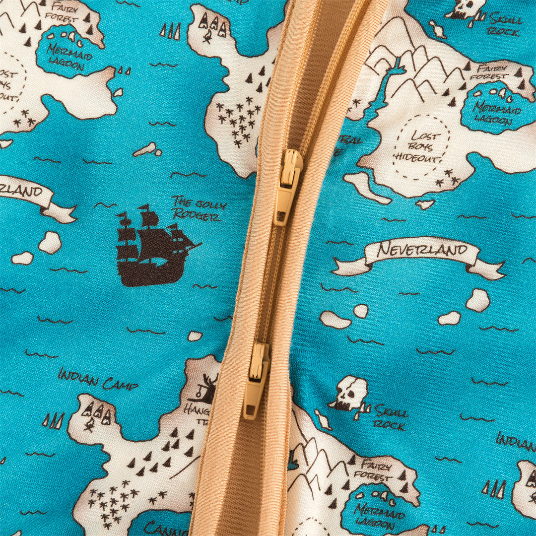 Land And Ocean Bamboo Baby Zippy Pajama