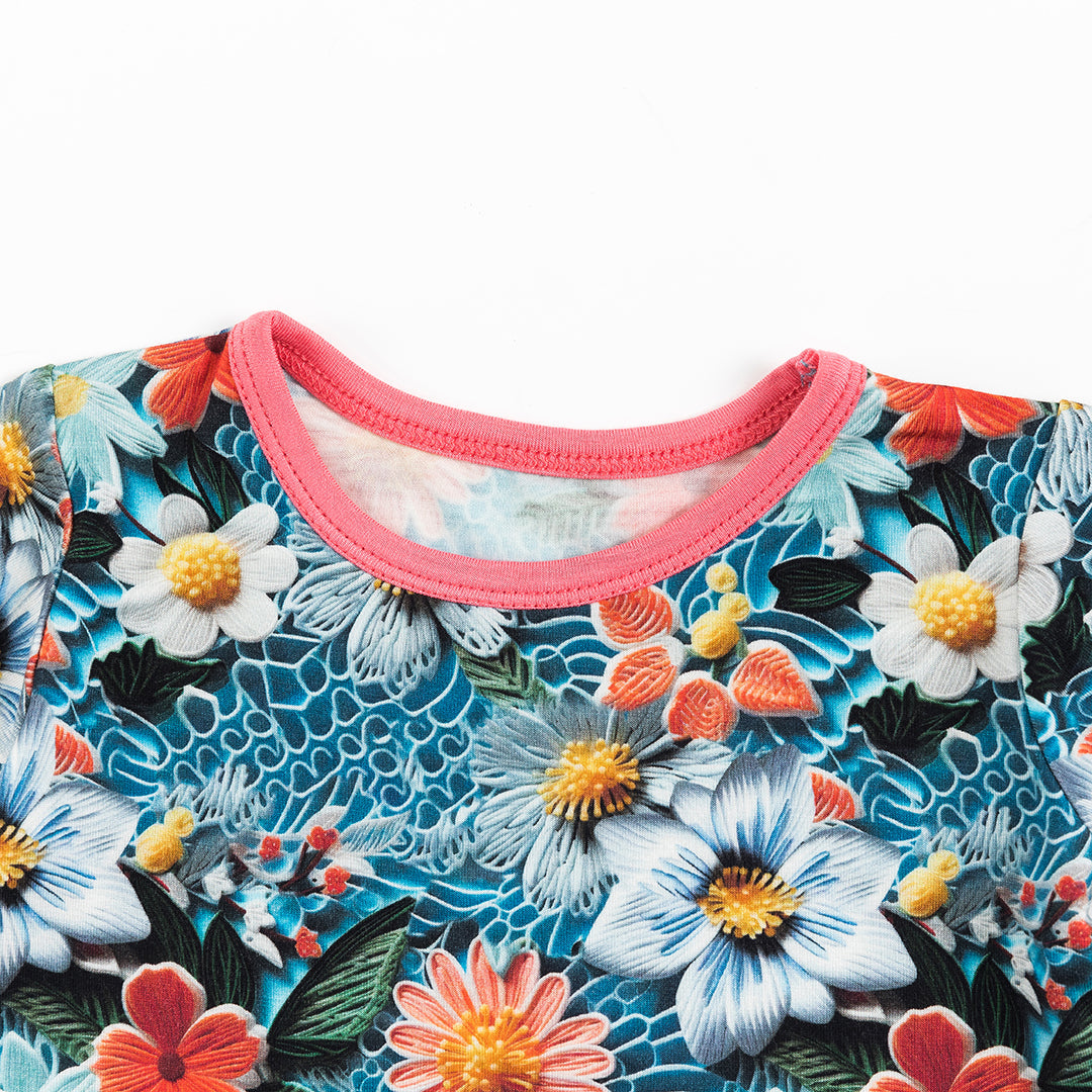 Groovy Garden Short Sleeve Bamboo Viscose Pajams