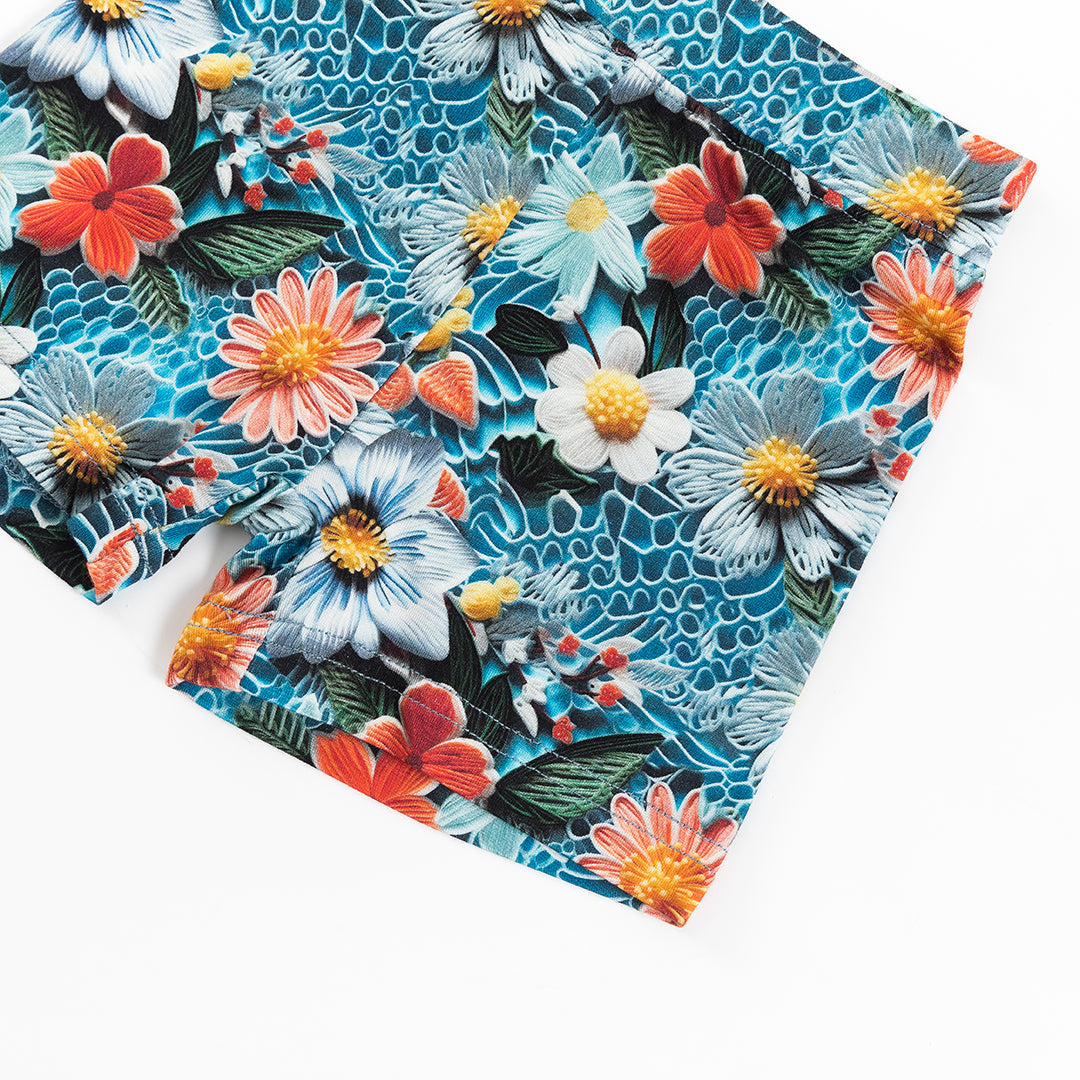 Groovy Garden Short Sleeve Bamboo Viscose Pajams