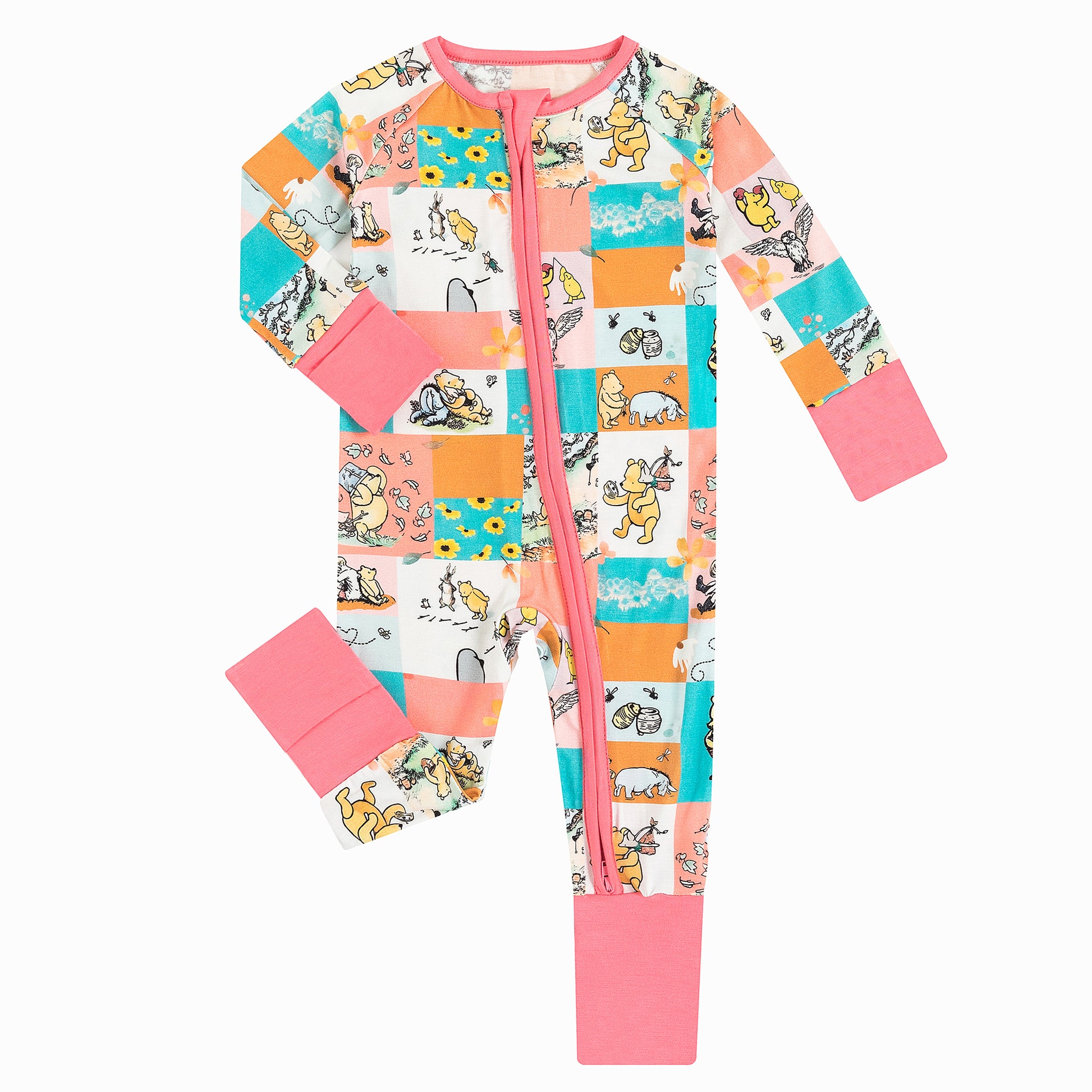 Bamboo Zipper Pajama Romper