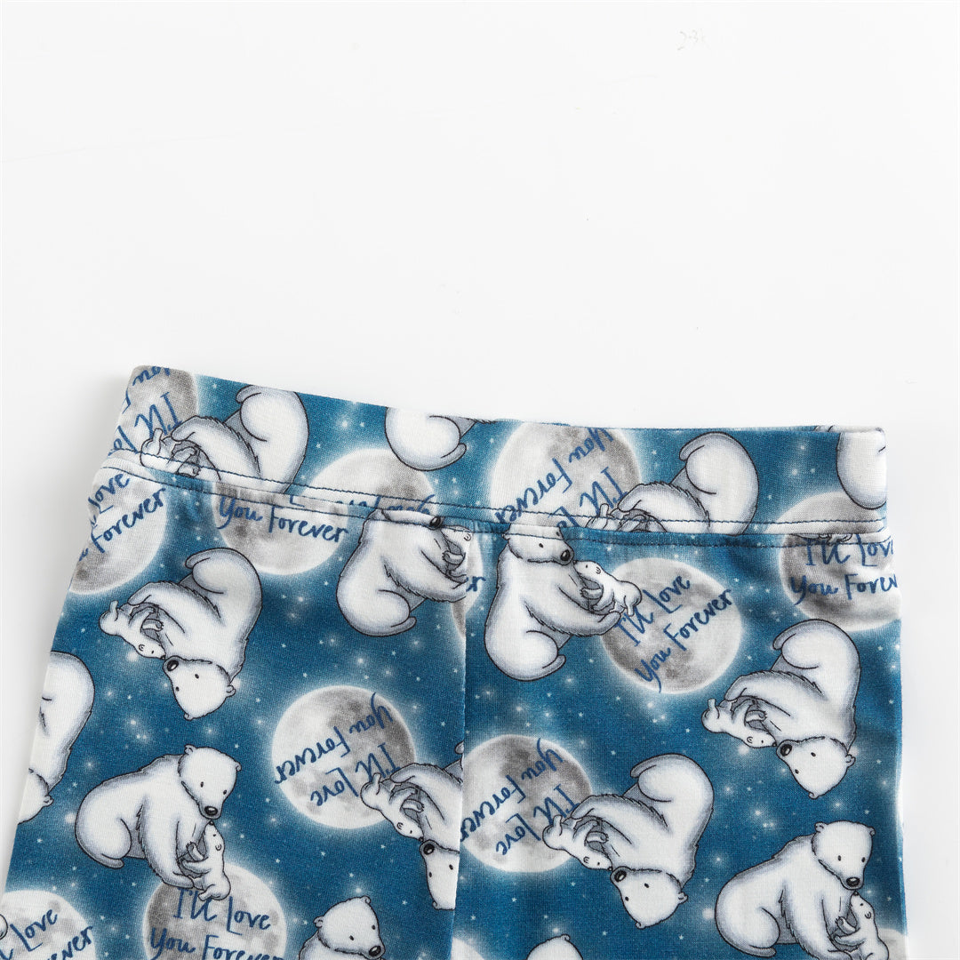 Polar Bear Bamboo Long Sleeve Kids Pajama Set