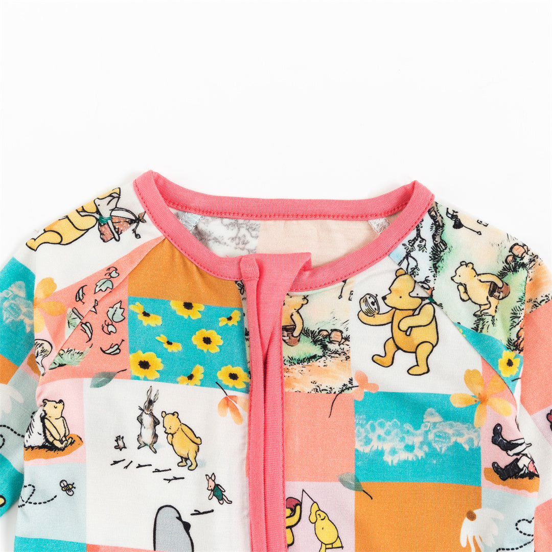 Bamboo Zipper Pajama Romper