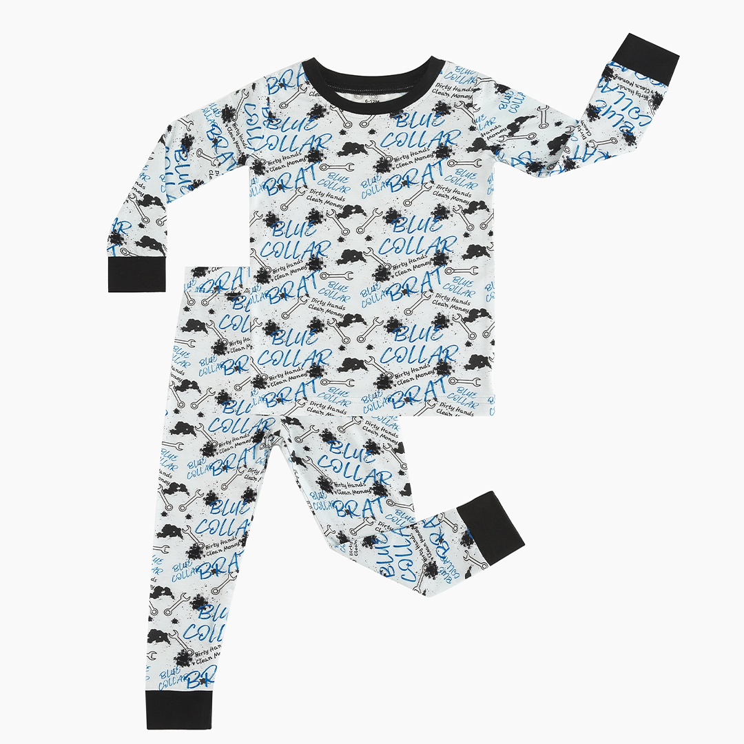 Tools Toddler & Kids Two Piece Bamboo Pajamas