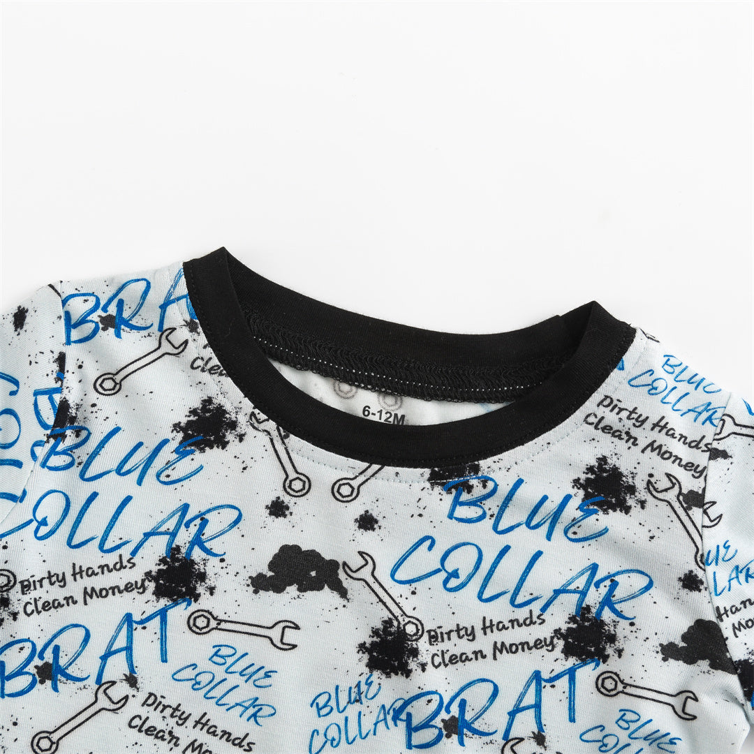 Tools Toddler & Kids Two Piece Bamboo Pajamas