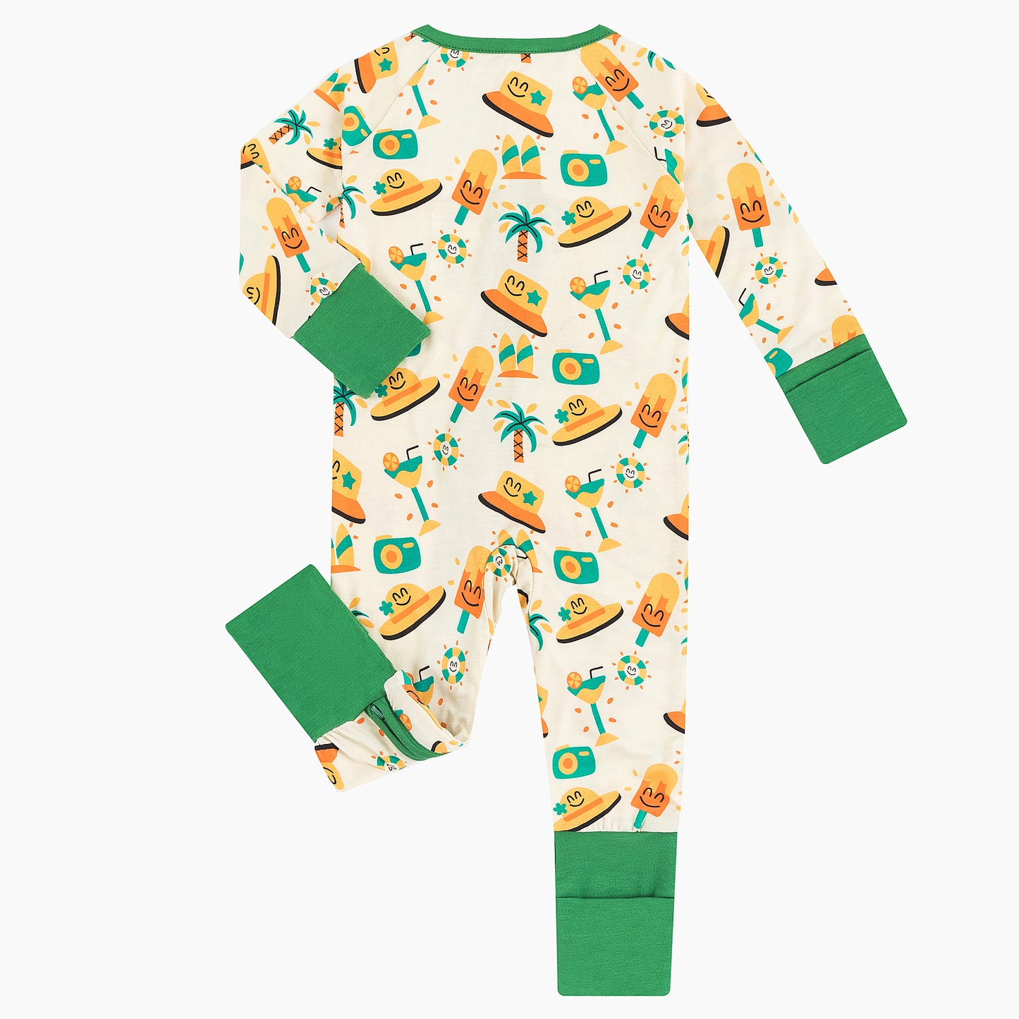 Summer Popsicle Smiley Bamboo Baby Zippy Pajama