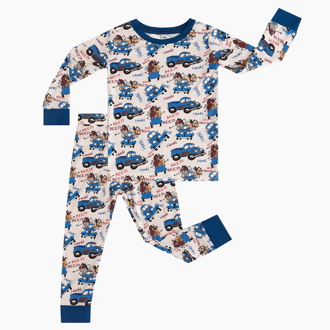 Kids Bamboo Long Sleeve Pajama Set