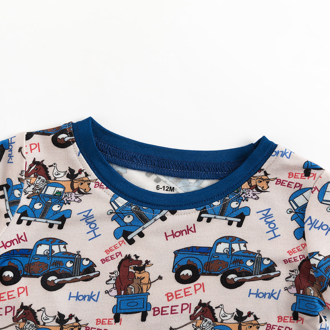 Kids Bamboo Long Sleeve Pajama Set