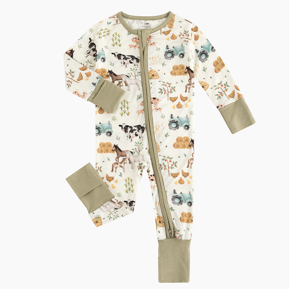 Idiot Ole Bear Bamboo Long Sleeper Sleeper