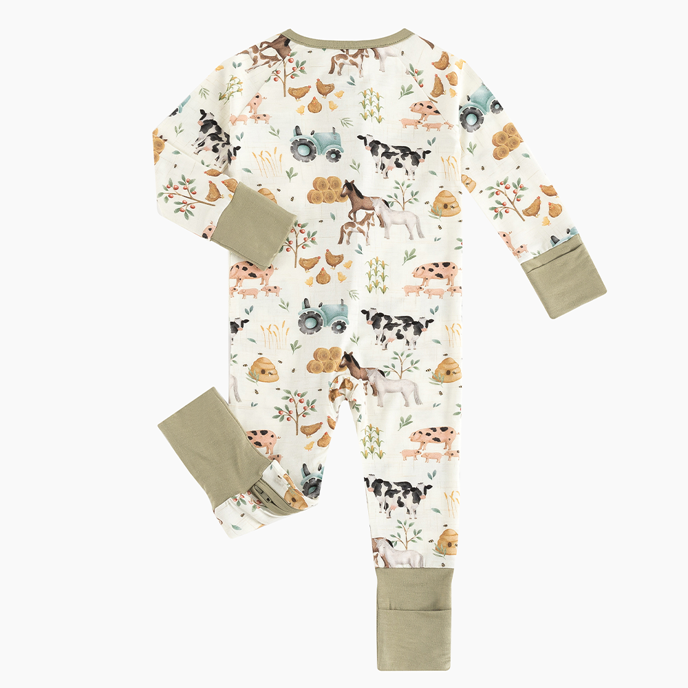 Idiot Ole Bear Bamboo Long Sleeper Sleeper