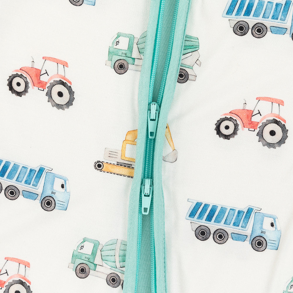 북유럽 드림 잔디 녹색 패턴 짧은 대나무 지피 아기 장난 꾸러기