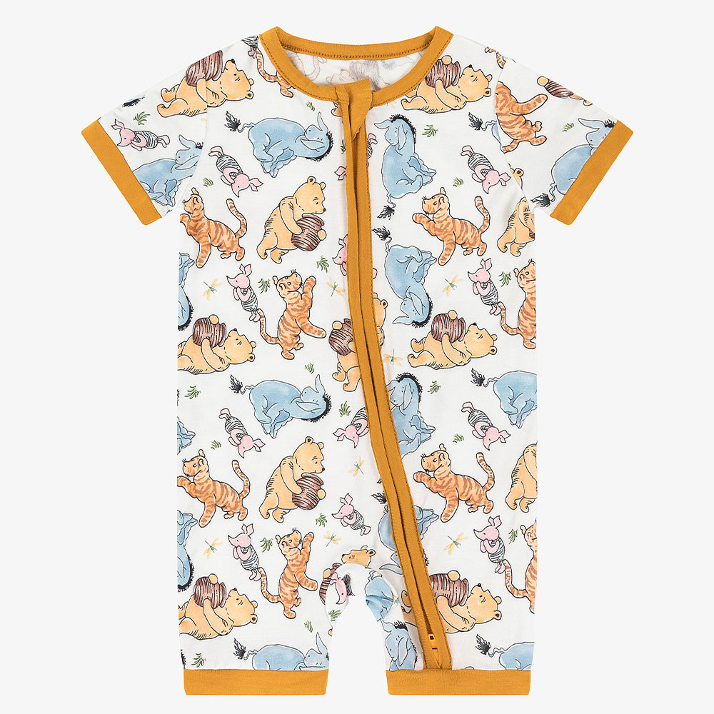 북유럽 드림 잔디 녹색 패턴 짧은 대나무 지피 아기 장난 꾸러기