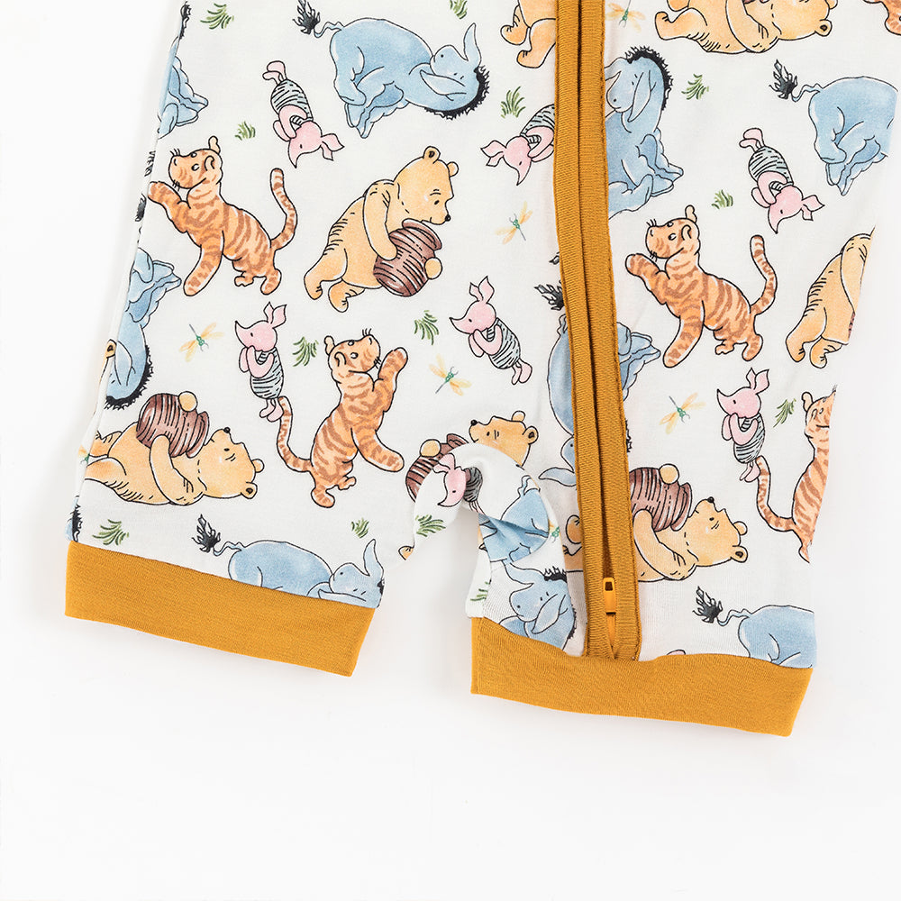 북유럽 드림 잔디 녹색 패턴 짧은 대나무 지피 아기 장난 꾸러기