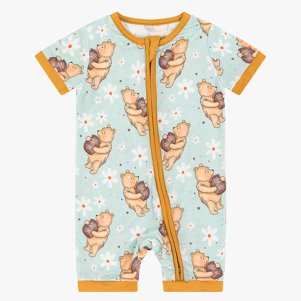 Nordic Dreams Grass Green Pattern court Bamboo Zippy Baby Baber