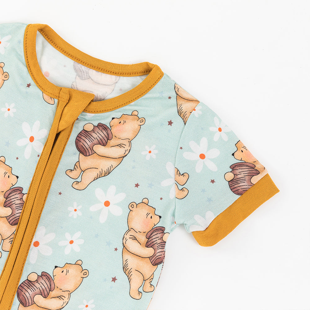 Nordic Dreams Grass Green Pattern court Bamboo Zippy Baby Baber