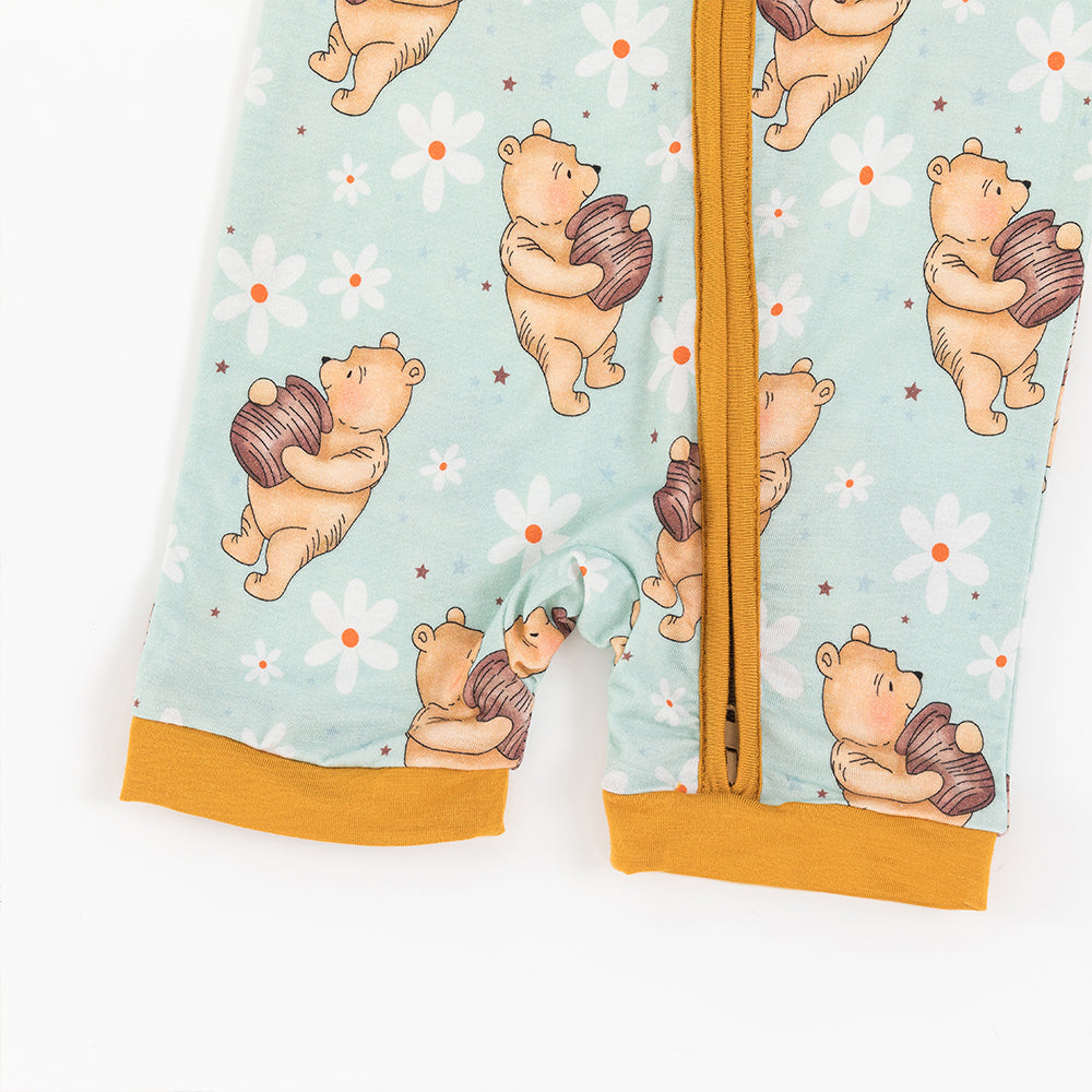 Nordic Dreams Grass Green Pattern court Bamboo Zippy Baby Baber