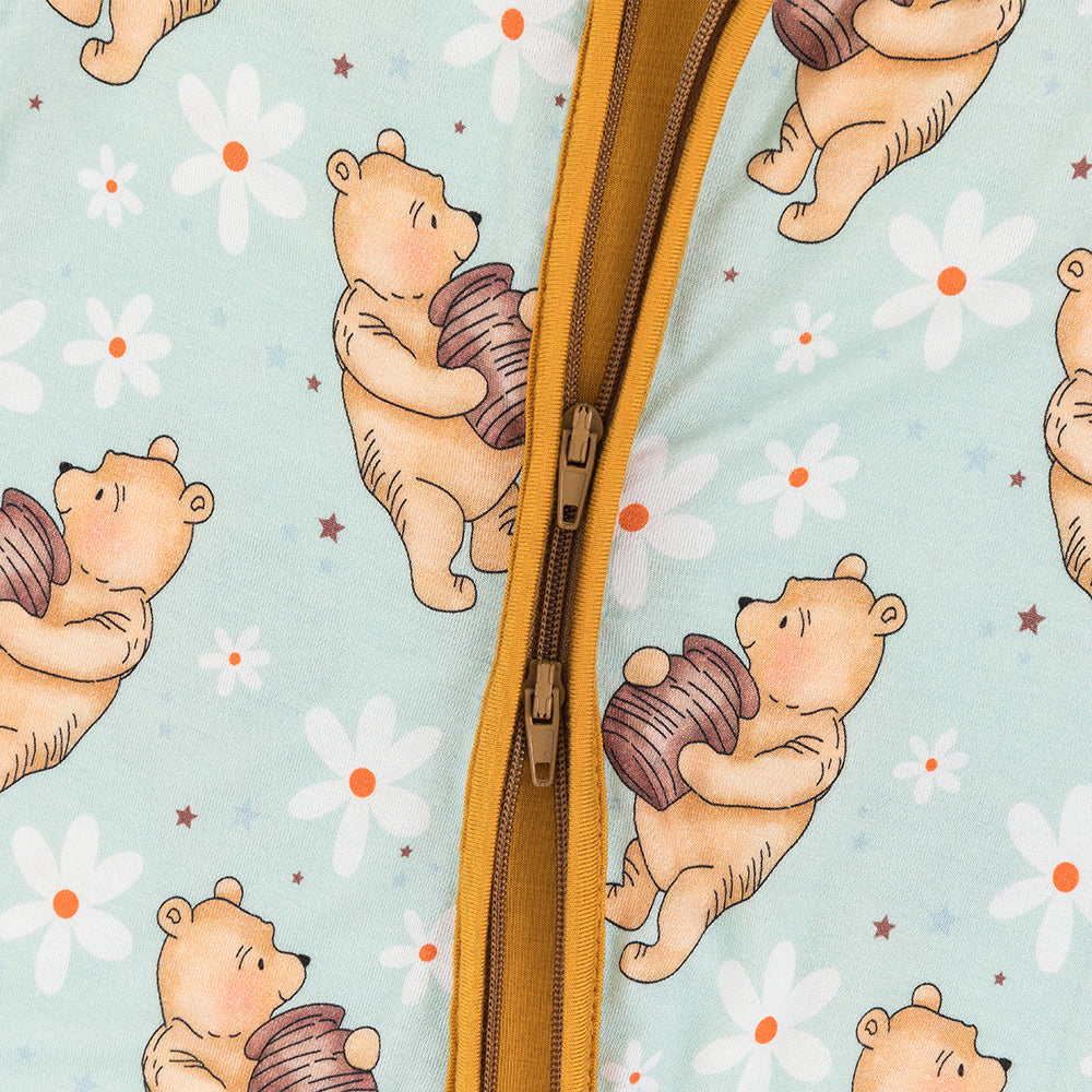 Nordic Dreams Grass Green Pattern court Bamboo Zippy Baby Baber