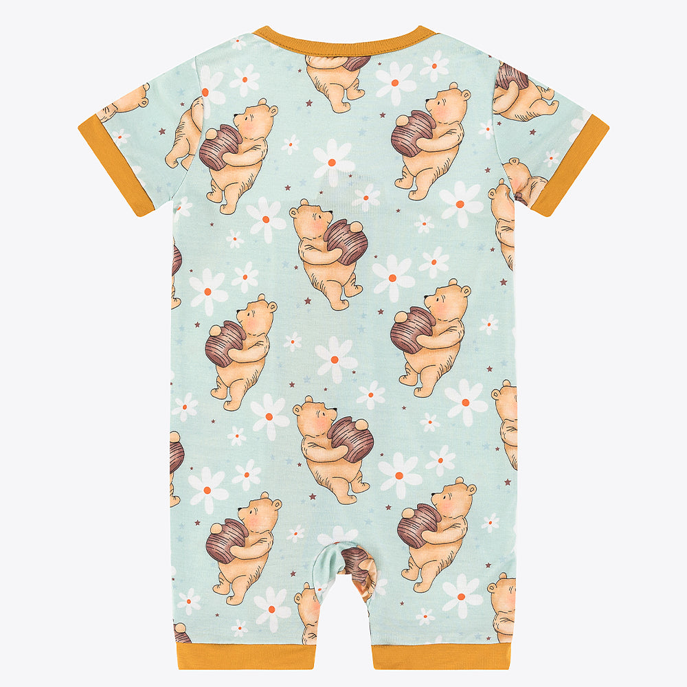 Nordic Dreams Grass Green Pattern court Bamboo Zippy Baby Baber