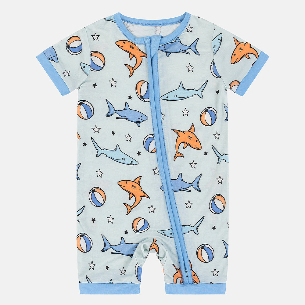 북유럽 드림 잔디 녹색 패턴 짧은 대나무 지피 아기 장난 꾸러기